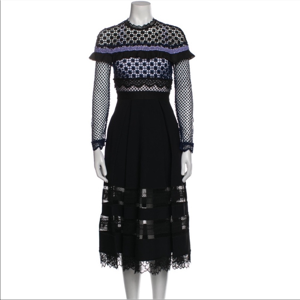 Self portrait midi dress